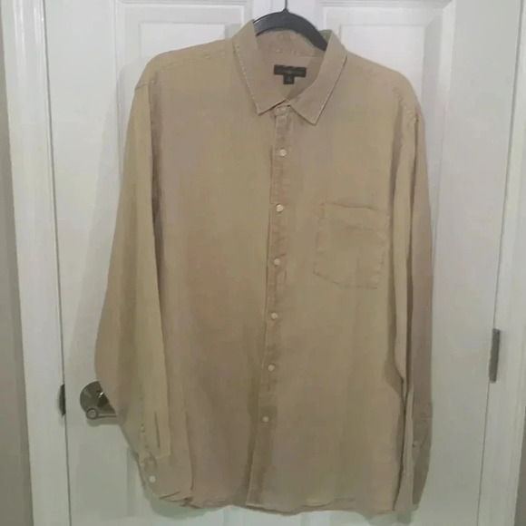 Club Room 100% cotton button-down, long sleeve men’s style shirt size XL - Picture 1 of 7